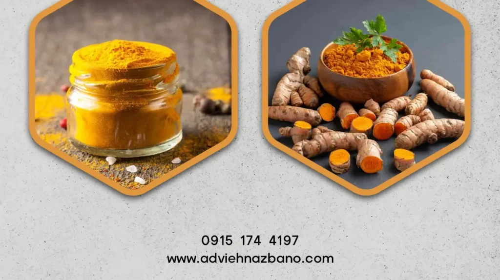جدول ارزش غذایی زردچوبه (در 100 گرم)